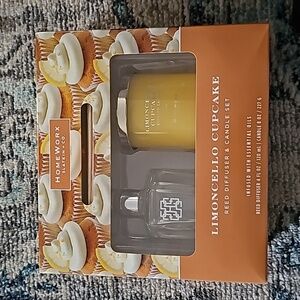 Reed diffuser and candle set